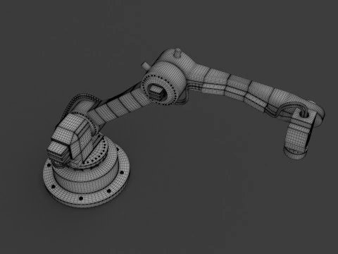 Robot industriale 01 Modello 3D
