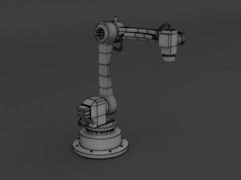 Robot industriale 02 Modello 3D