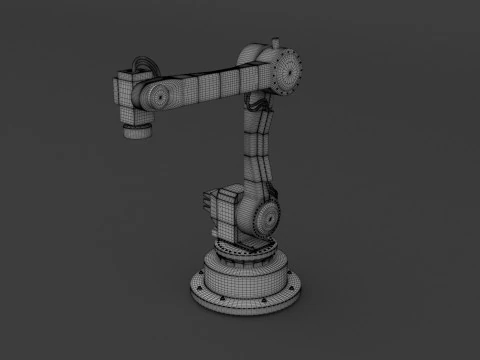 Robot industriale 02 Modello 3D