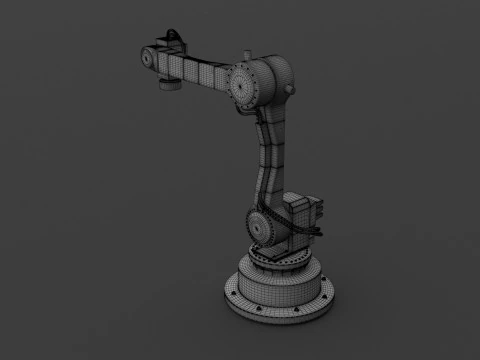 Robot industriale 02 Modello 3D