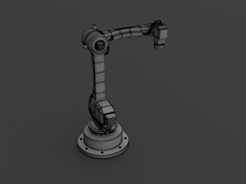 Robot industriale 02 Modello 3D