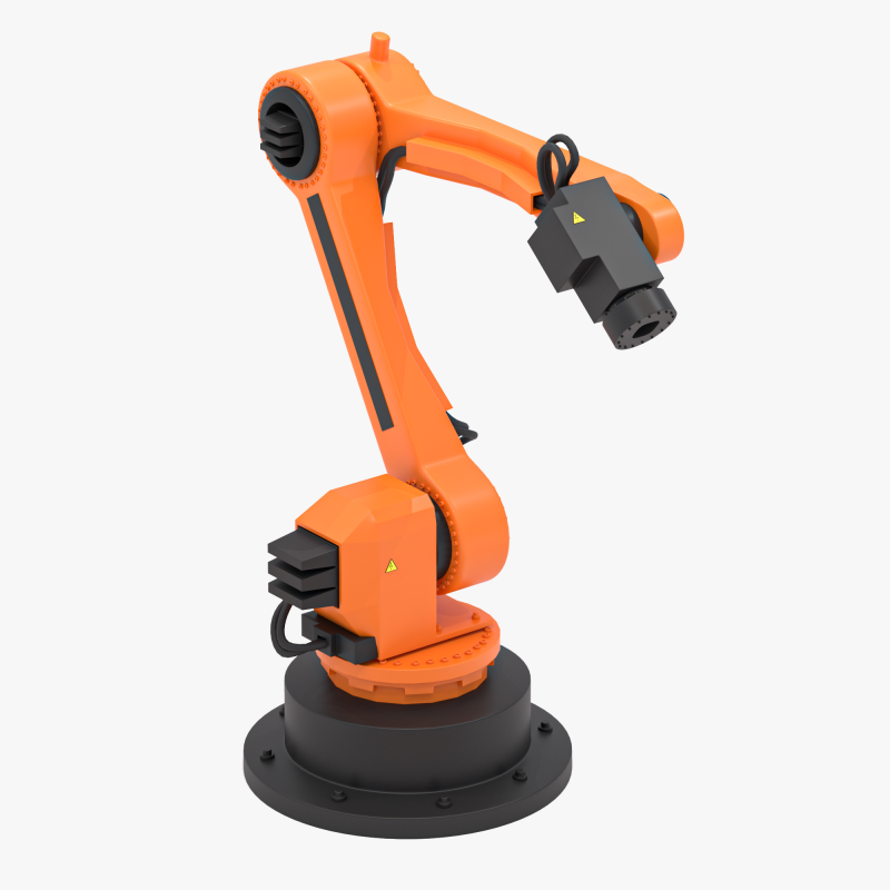 Industriële robot 03 3D Model .c4d .max .obj .3ds .fbx .stl .blend