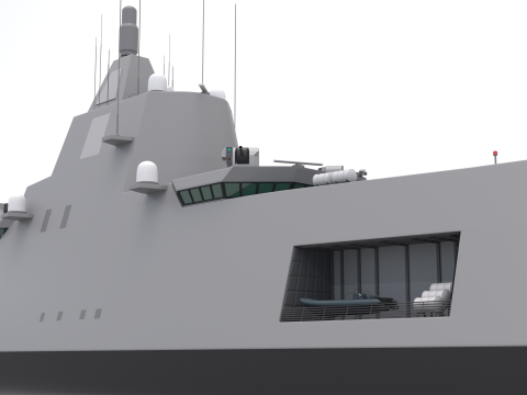 Frégate de la marine furtive Modèle 3D