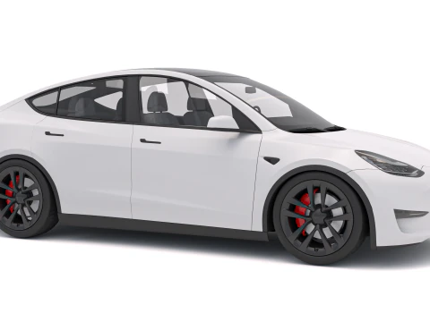 Esta&ccedil;&atilde;o Supercharger Tesla com Y 2023 Modelo 3D