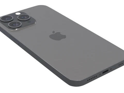 IPhone 13 Pro Max Black 3D Model