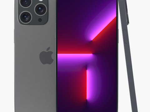 iPhone 13 Pro Max 午夜 3D 模型