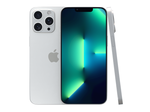 iPhone 13 Pro Max Beyaz 3D Model