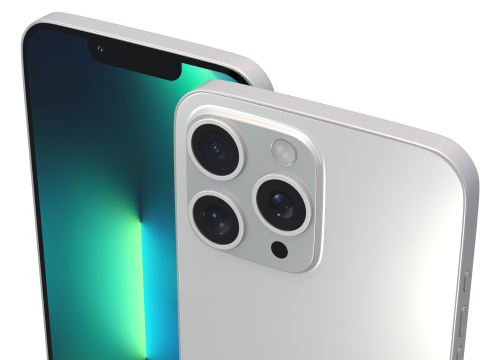 iPhone 13 Pro Max Beyaz 3D Model