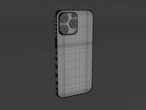 IPhone 13 Pro Max Bianco Modello 3D