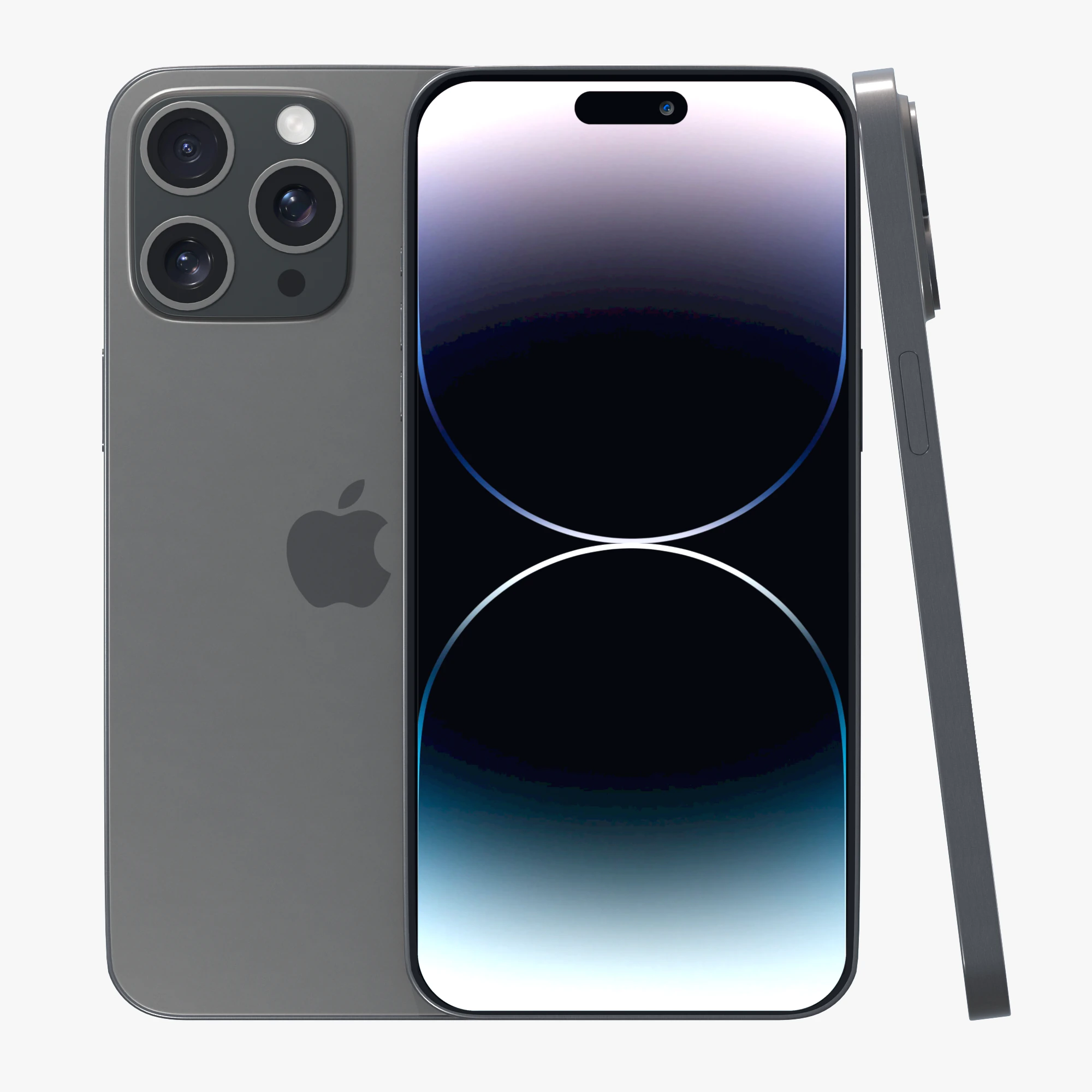 IPhone 14 Pro Max Black 3D Model .c4d .max .obj .3ds .fbx .stl .blend