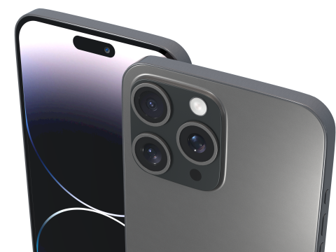 iPhone 14 Pro Max Hitam Model 3D