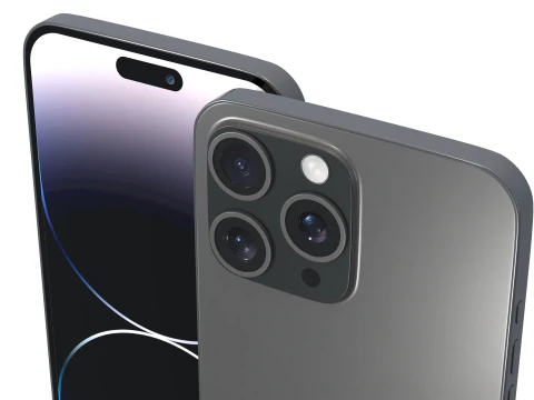 IPhone 14 Pro Max Black 3D Model