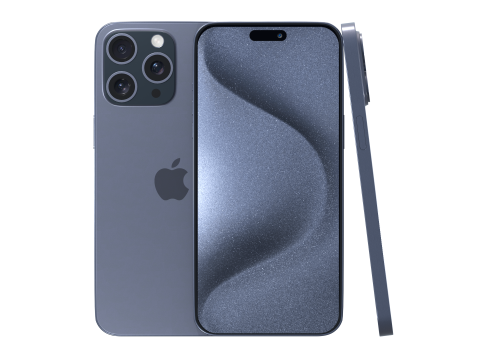 iPhone 15 Pro Max ミッドナイト 3Dモデル