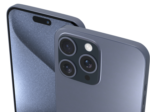 iPhone 15 Pro Max ミッドナイト 3Dモデル