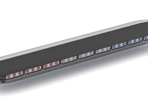 Polizeilichter 3D Modell