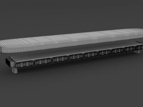 Polizeilichter 3D Modell