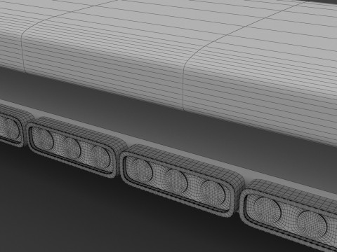 Luces de policía Modelo 3D