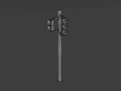 Светофор v1 3D Модель