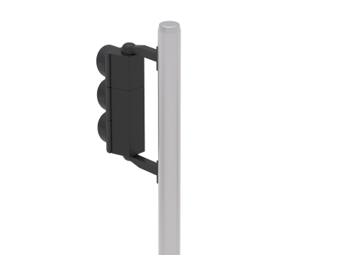 ट्रैफिक लाइट v2 3D मॉडल