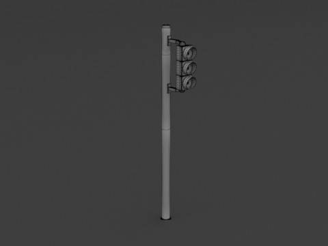 ट्रैफिक लाइट v2 3D मॉडल