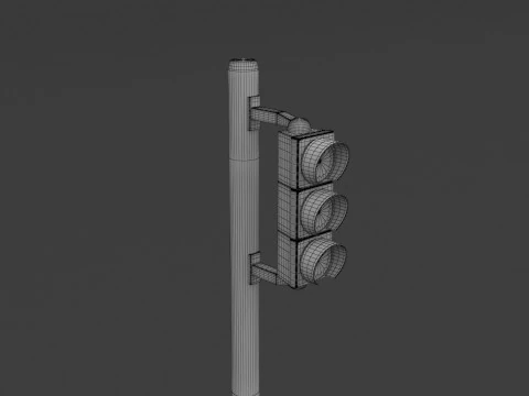 Traffic Light v2 3D Model