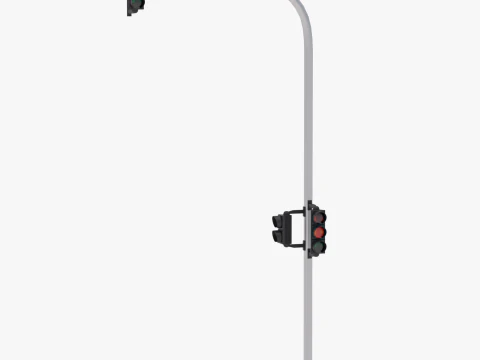 Sem&aacute;foro v4 Modelo 3D