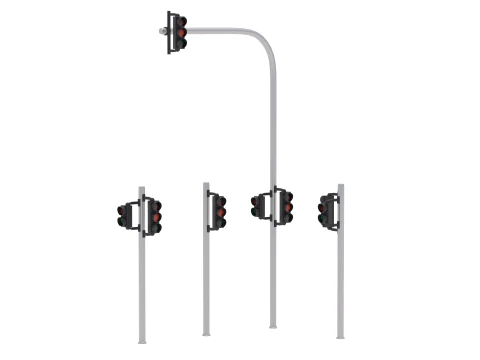 信号機セットコレクション 3Dモデル