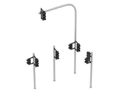 Коллекция светофоров 3D Модель