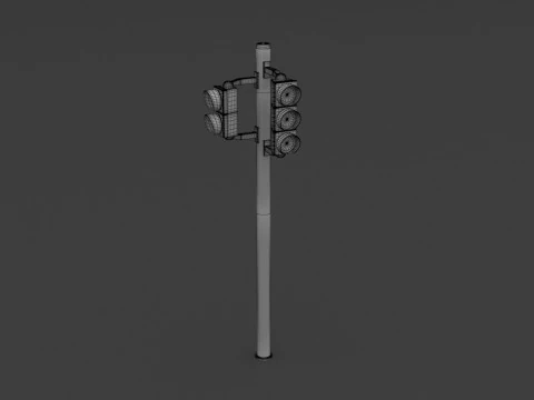 信号機セットコレクション 3Dモデル