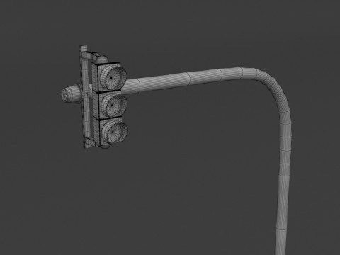 Коллекция светофоров 3D Модель