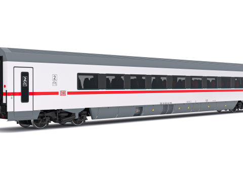 Kolekcja DB pociągu pasażerskiego 1 Model 3D