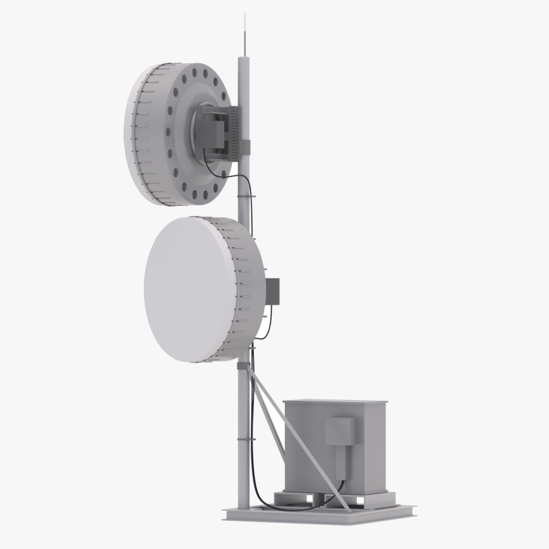 Мобильная антенна v1 3D Модель .c4d .max .obj .3ds .fbx .stl .blend