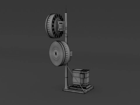Mobile Antenna v1 3D Model