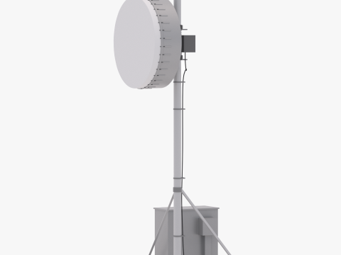 Antena mobilna v2 Model 3D