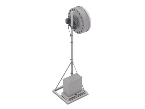 Antena mobilna v2 Model 3D