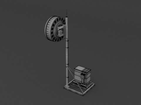 Antena mobilna v2 Model 3D