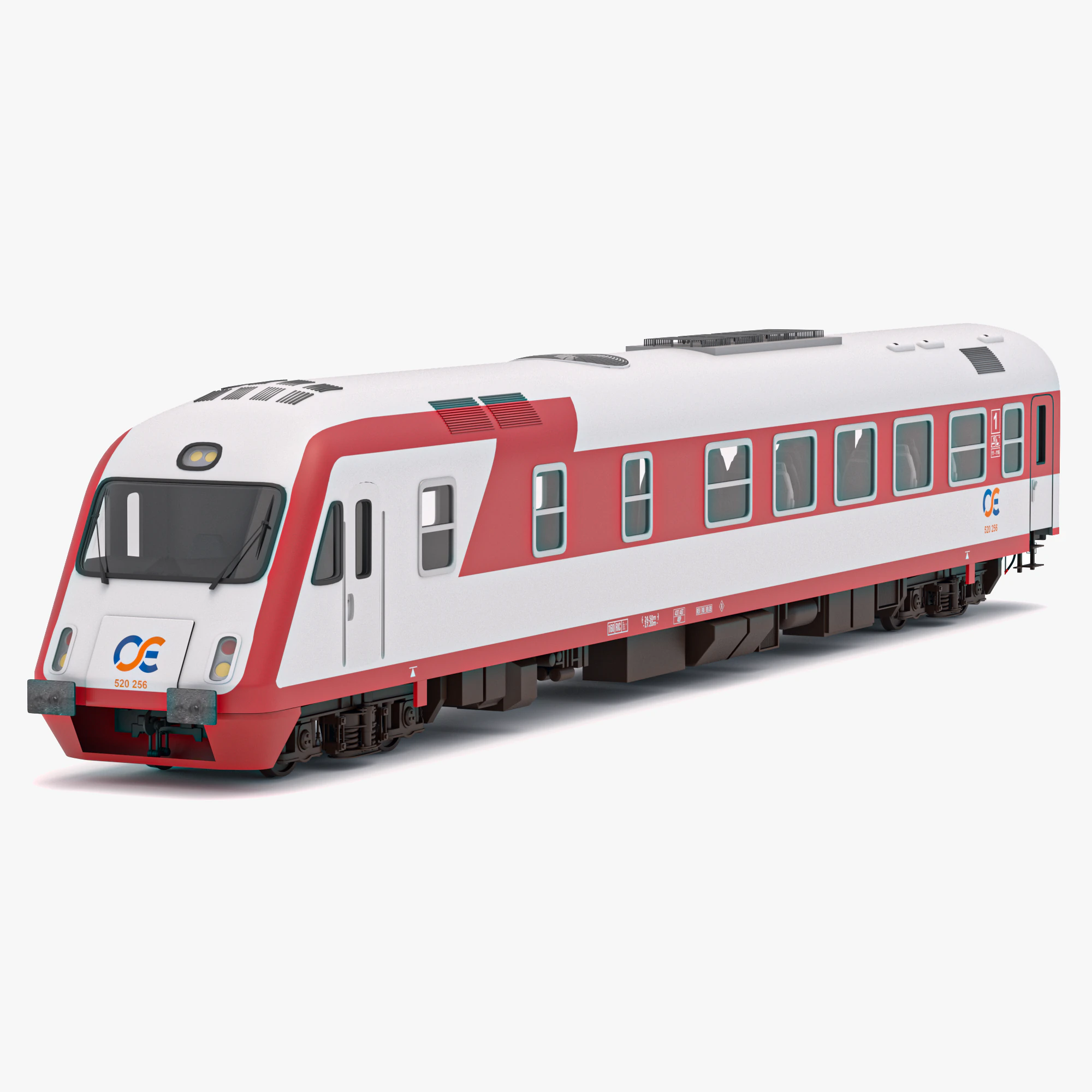 Locomotiva AEG DE IC-2000N Modello 3D .c4d .max .obj .3ds .fbx .stl .blend
