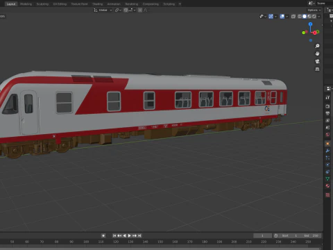 Locomotiva AEG DE IC-2000N Modello 3D