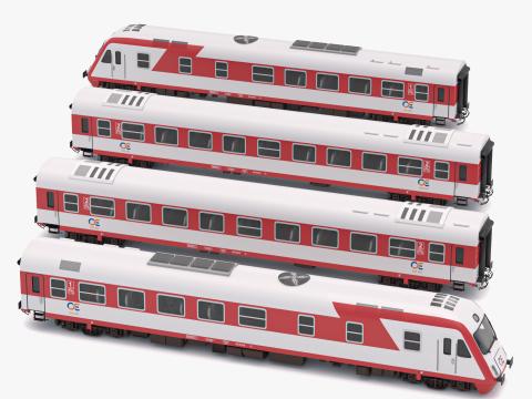 AEG DE IC-2000N Yolcu Treni 3D Model
