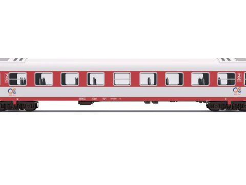 AEG DE IC-2000N Passenger Train 3D Model