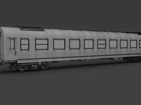 AEG DE IC-2000N Yolcu Treni 3D Model