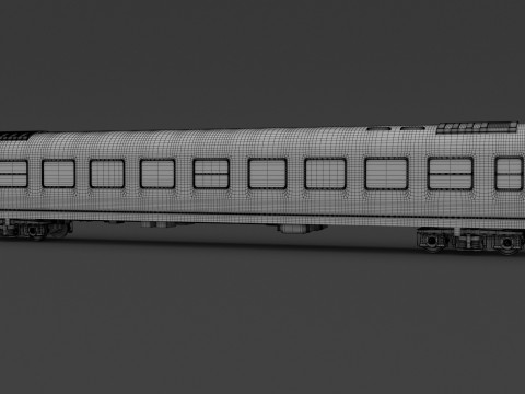 AEG DE IC-2000N Yolcu Treni 3D Model