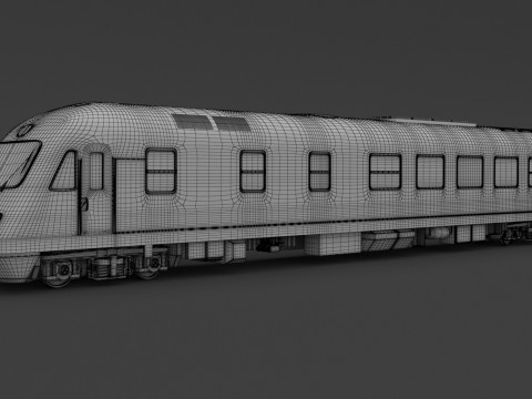 AEG DE IC-2000N Yolcu Treni 3D Model