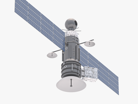 Satelita pogodowy 1 Model 3D