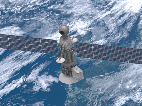 Satelita pogodowy 1 Model 3D