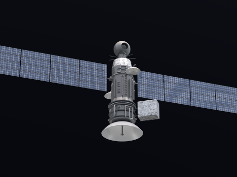 Satelita pogodowy 1 Model 3D