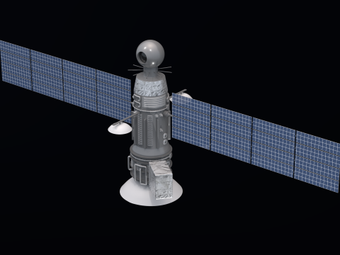 Satelita pogodowy 1 Model 3D