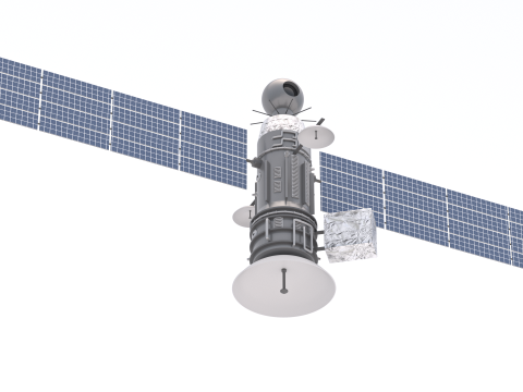 Satelita pogodowy 1 Model 3D