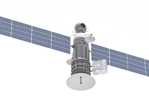 Weather Satellite 1 3D Model