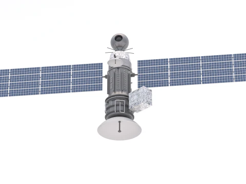 Weather Satellite 1 3D Model